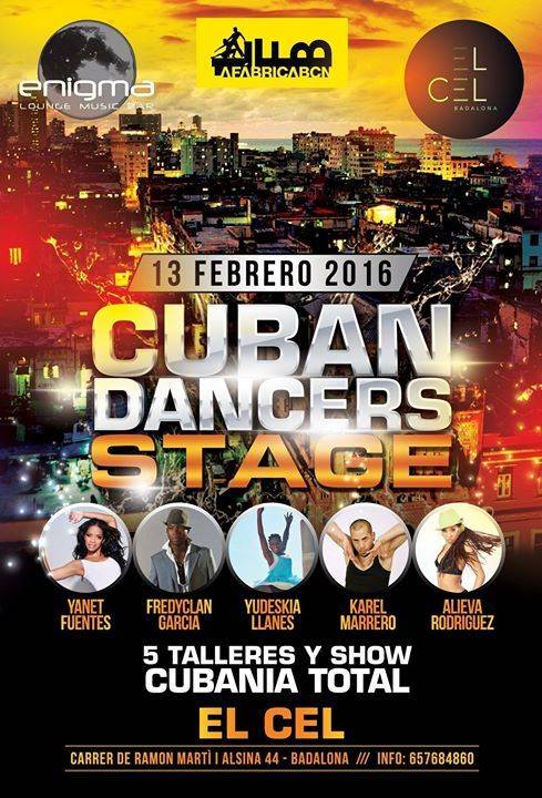 Cuban Dancers Stage